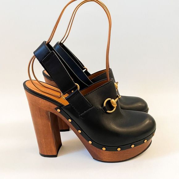 Gucci Horsebit Amstel Platform Mule Leather Clog
Size 37, 7 - Picture 4 of 13